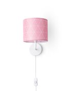 teppich.pl Lampa ścienna Elio różowy
