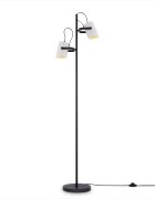 teppich.pl Lampa stojąca Caleo czarno-biały