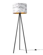 teppich.pl Lampa stojąca Rica złoto