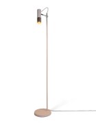 teppich.pl Lampa stojąca Rioca nikiel