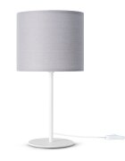 teppich.pl Lampa stołowa Elio jasnoszary
