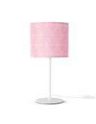 teppich.pl Lampa stołowa Elio różowy