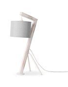 teppich.pl Lampa stołowa Rowan jasnoszary