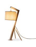 teppich.pl Lampa stołowa Rowan jasnoszary