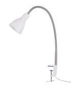 teppich.pl Lampa stołowa Veren srebro