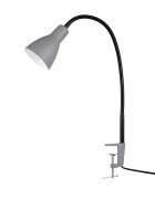teppich.pl Lampa stołowa Veren szary