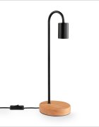 teppich.pl Lampa stołowa Walen czarny