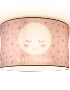teppich.pl Lampa sufitowa Aleynia różowy