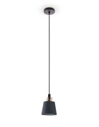 teppich.pl Lampa wisząca Diaz ciemnoszary