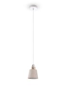teppich.pl Lampa wisząca Diaz kremowobiały