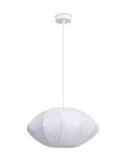 teppich.pl Lampa wisząca Klare biały