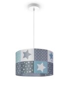 teppich.pl Lampa wisząca Kosmos jasnoniebieski