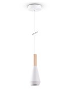 teppich.pl Lampa wisząca Liora biały