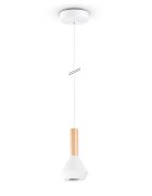 teppich.pl Lampa wisząca Liora biały