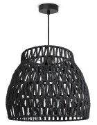 teppich.pl Lampa wisząca Loro czarny