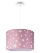 teppich.pl Lampa wisząca Loro różowy