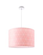 teppich.pl Lampa wisząca Loro różowy