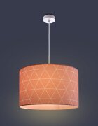 teppich.pl Lampa wisząca Loro różowy