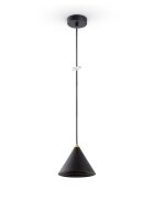 teppich.pl Lampa wisząca Polina złoto