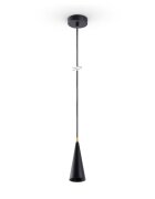 teppich.pl Lampa wisząca Polina złoto