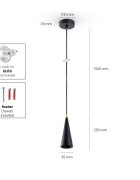 teppich.pl Lampa wisząca Polina złoto
