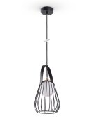 teppich.pl Lampa wisząca Rici czarny