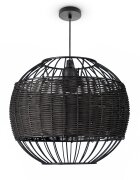 teppich.pl Lampa wisząca Riha czarny