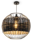 teppich.pl Lampa wisząca Riha czarny