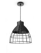 teppich.pl Lampa wisząca Riha czarny