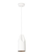 teppich.pl Lampa wisząca Riley białe złoto