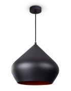 teppich.pl Lampa wisząca Riley miedź