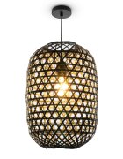 teppich.pl Lampa wisząca Vina czarny