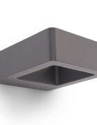 teppich.pl LED-Lampa ścienna Mirawa antracyt