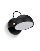 teppich.pl LED-Lampa ścienna Paci czarny