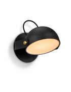 teppich.pl LED-Lampa ścienna Paci czarny