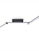teppich.pl LED-Lampa sufitowa Dion czarno-biały