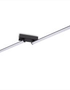 teppich.pl LED-Lampa sufitowa Dion czarno-biały