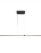 teppich.pl LED-Lampa wisząca Eda czarno-biały