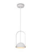 teppich.pl LED-Lampa wisząca Paci biały