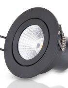 teppich.pl LED-Oprawa sufitowa wpuszczana Elva czarny