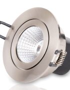 teppich.pl LED-Oprawa sufitowa wpuszczana Elva nikiel