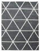teppich.pl Nowoczesny dywan Bella antracyt 60x100 cm