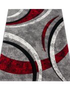 teppich.pl Nowoczesny dywan Bravo czerwony 80x300 cm