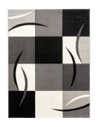 teppich.pl Nowoczesny dywan Diamora czarno-biały 240x330 cm
