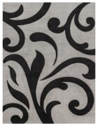 teppich.pl Nowoczesny dywan Diamora szary 60x110 cm