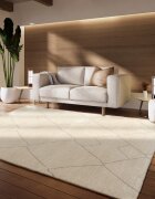 teppich.pl Nowoczesny dywan Heal krem 120x170 cm