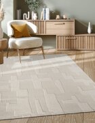 teppich.pl Nowoczesny dywan Sumo krem 240x340 cm