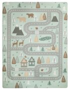 teppich.pl Zmywalny dywan dla dzieci Chiko turkusowy 80x150 cm