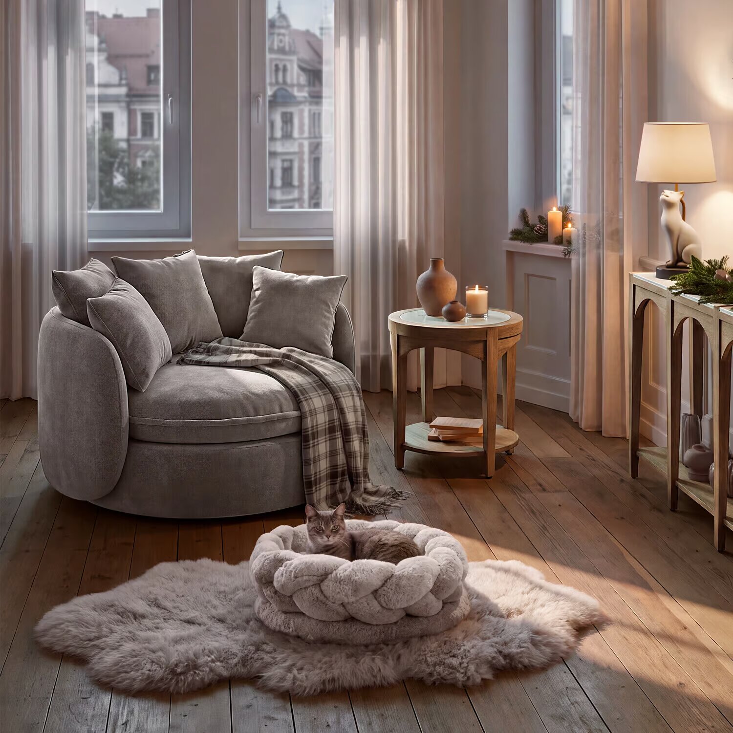 LOBERON Fotel obrotowy Parkford