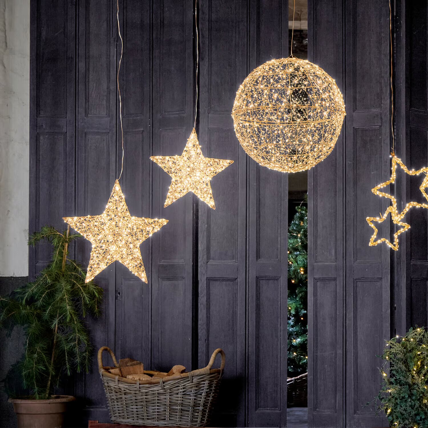 LOBERON Gwiazda LED zestaw 2 szt. Brightens
